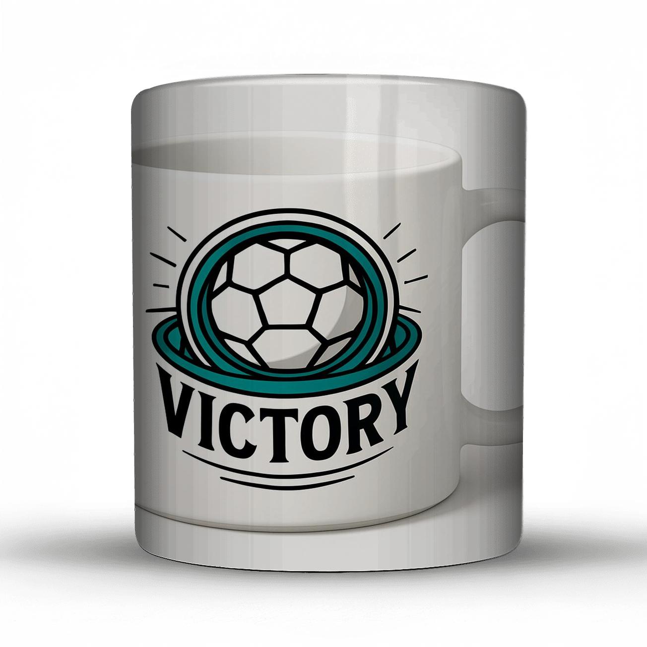 Soccer Unity Victory Rings travel mugs with handles