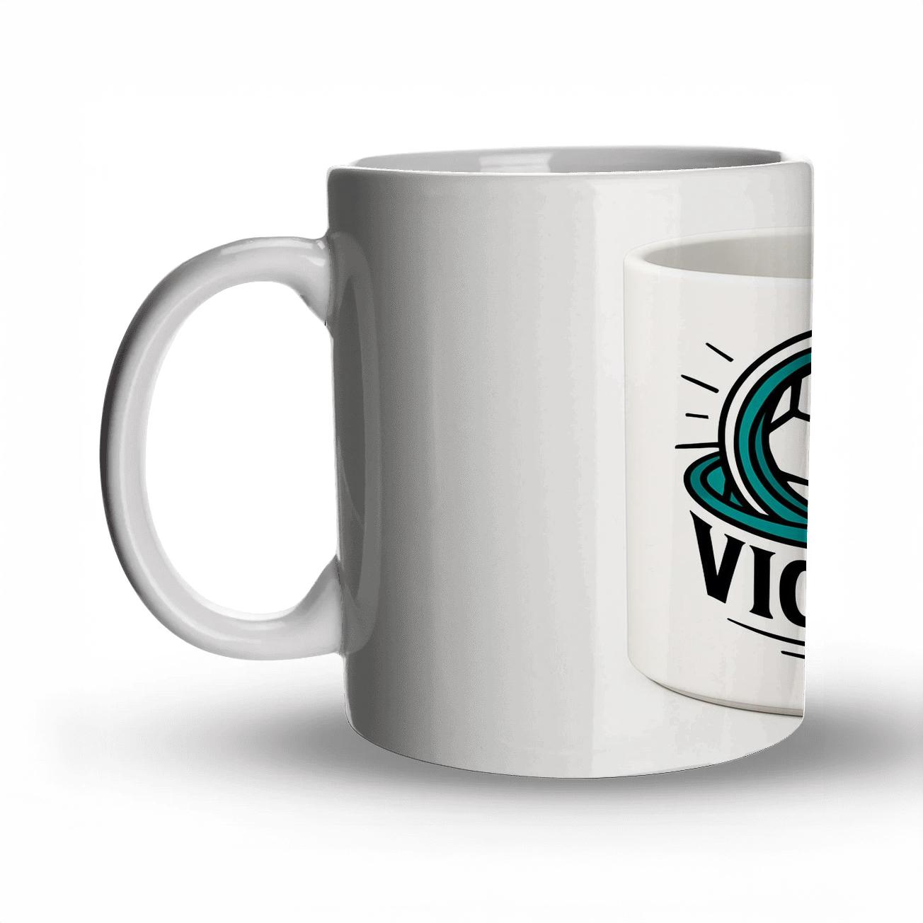 Soccer Unity Victory Rings travel mugs with handles
