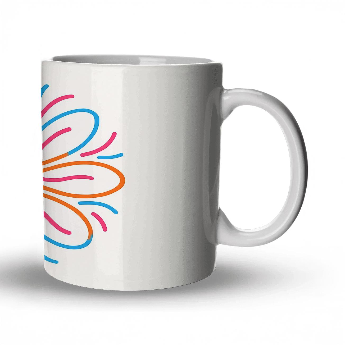 Solar Bloom Lineburst novelty coffee mugs