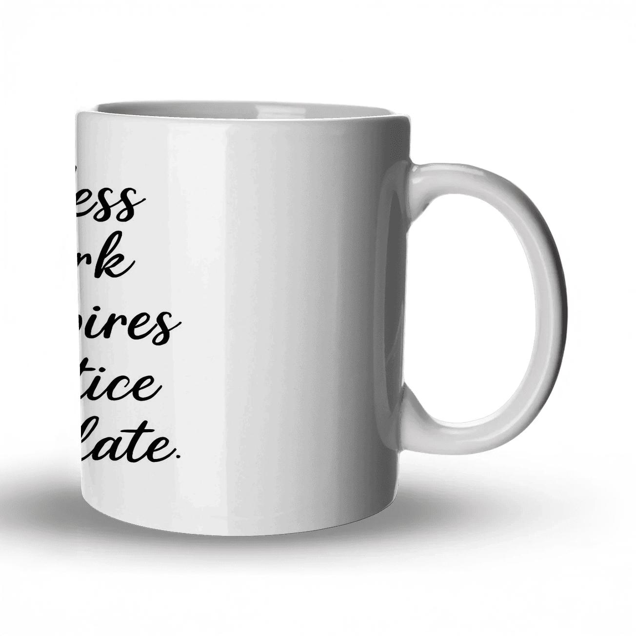 Relentless Quiet Momentum personalized mugs