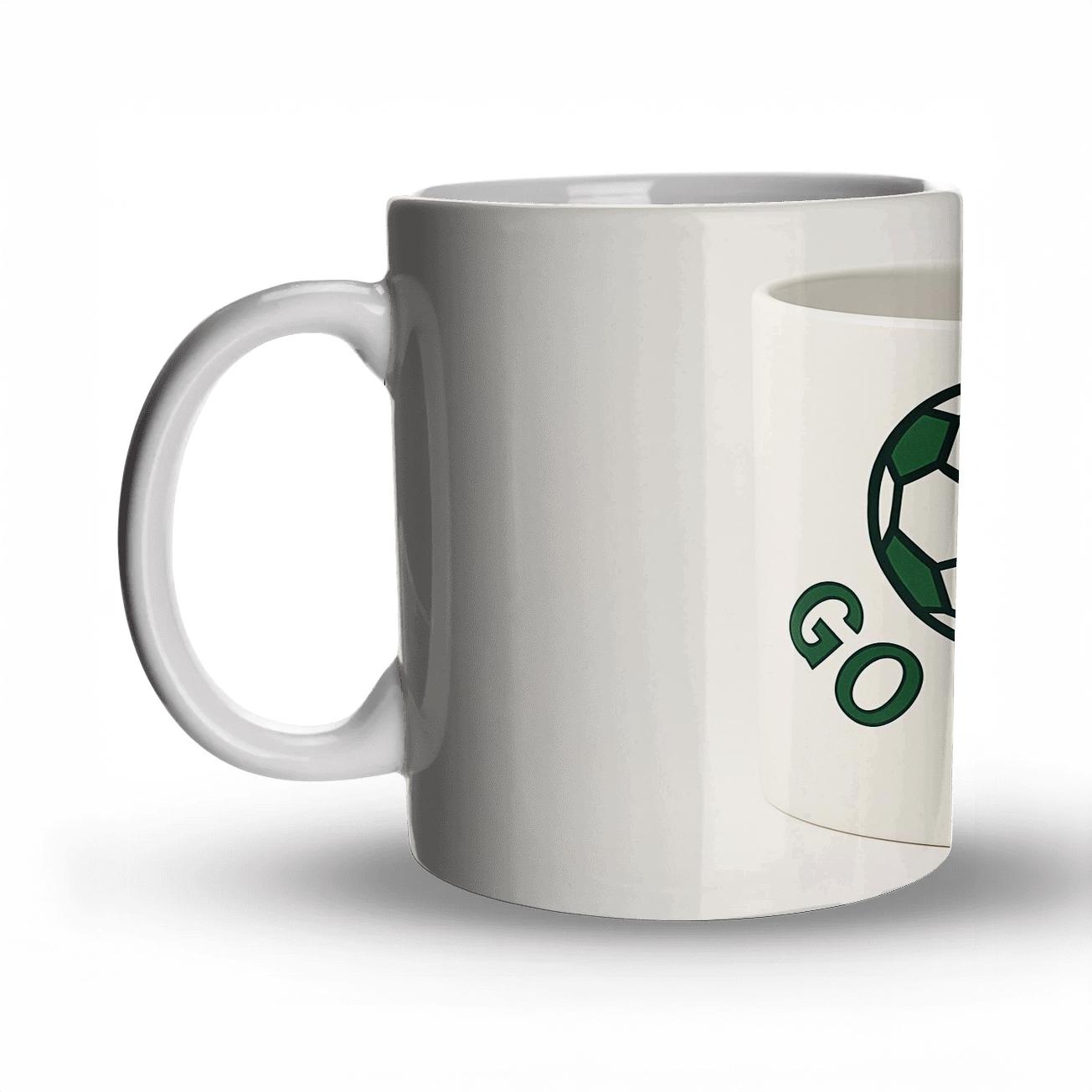 Soccer Pentagon Unity Go Team Line Art Mug ceramic coffee mugs