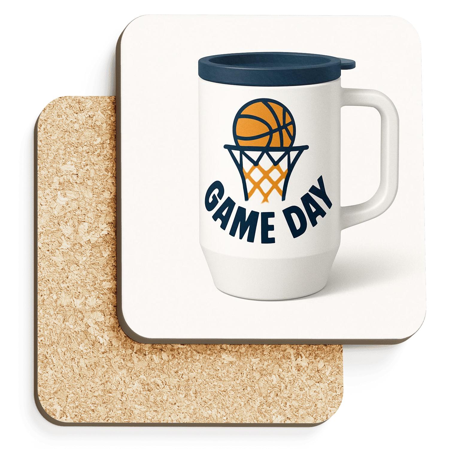 Basketball Net Pulse coasters for home decor