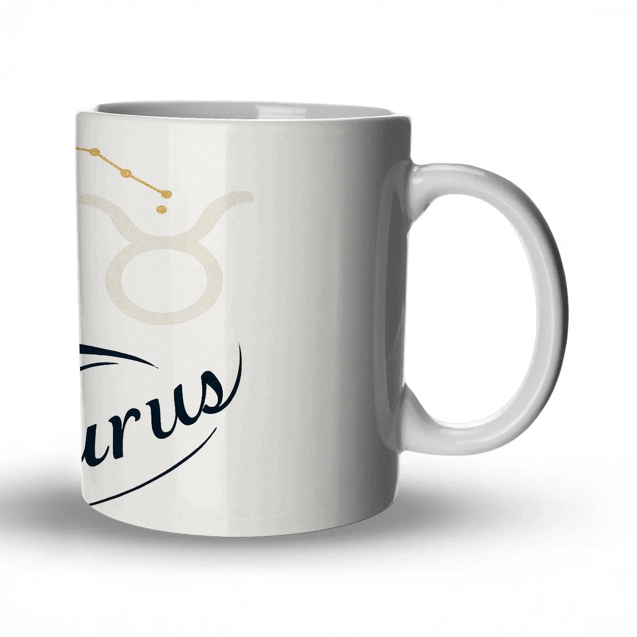 Taurus Ornamental Zodiac Sigil custom printed mugs
