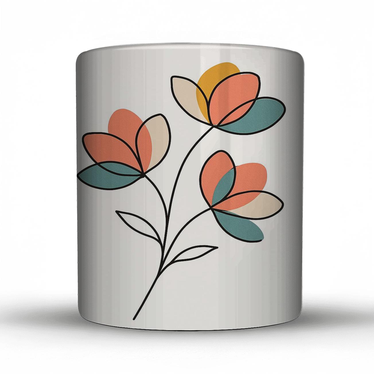 Solar Bloom Line Garden insulated thermal mugs