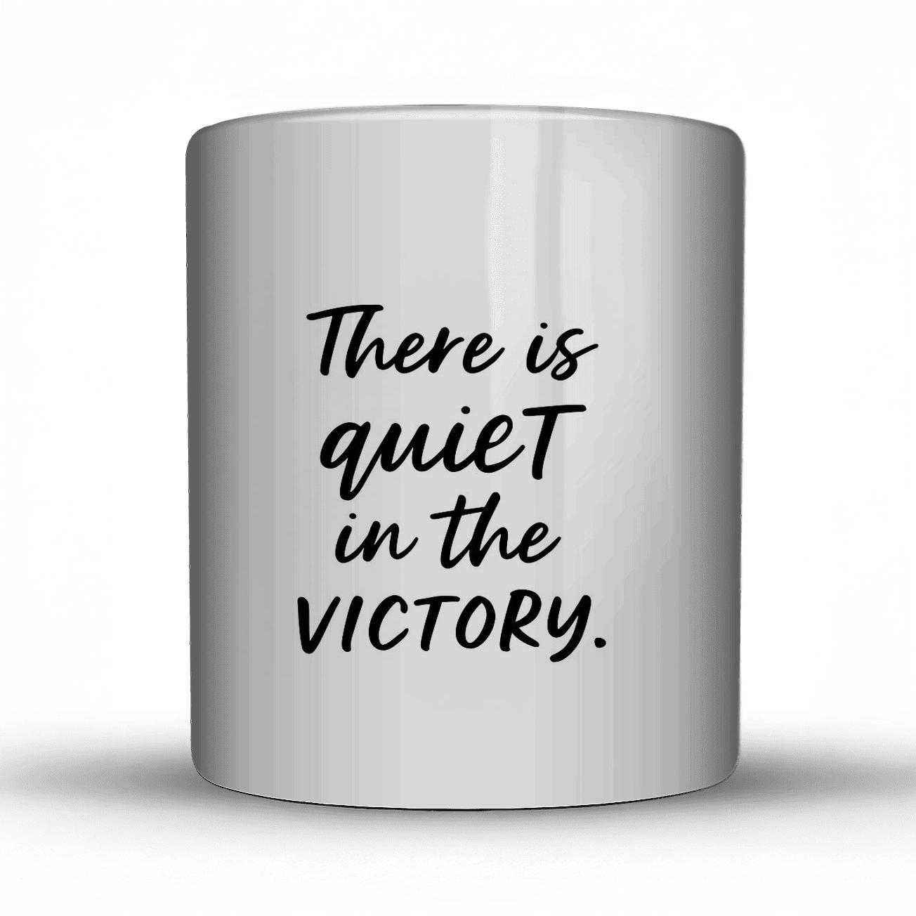 Quiet Discipline Loud Victory insulated thermal mugs