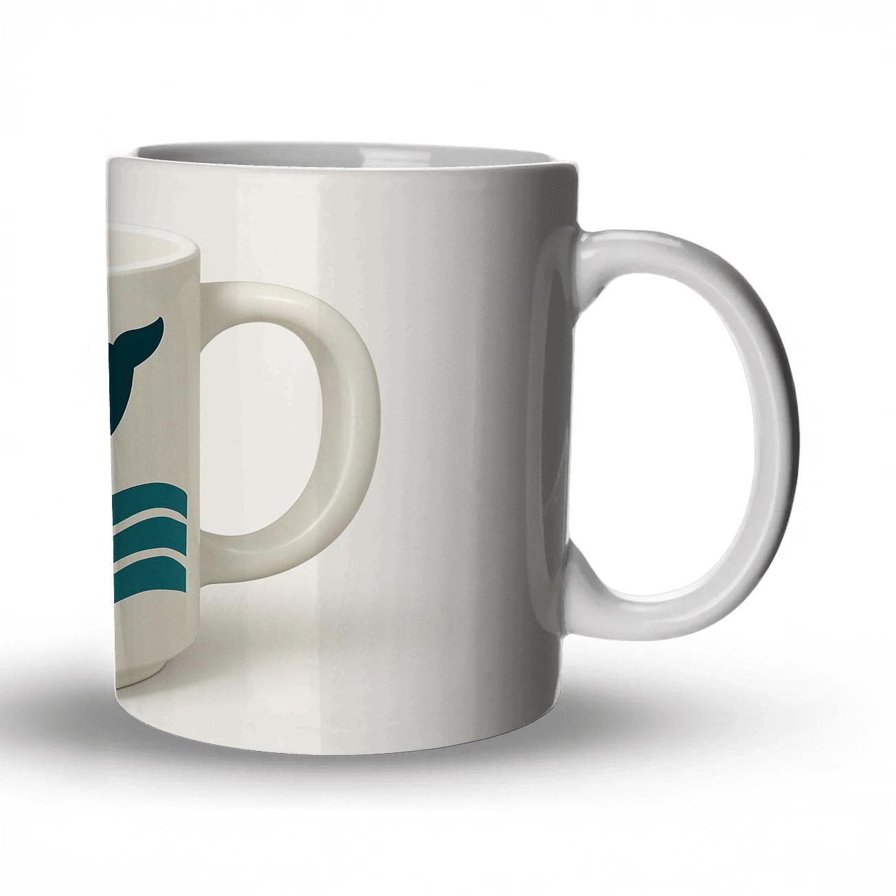 Geometric_Whale_Minimal_Art_Mug_Render premium drinkware mugs