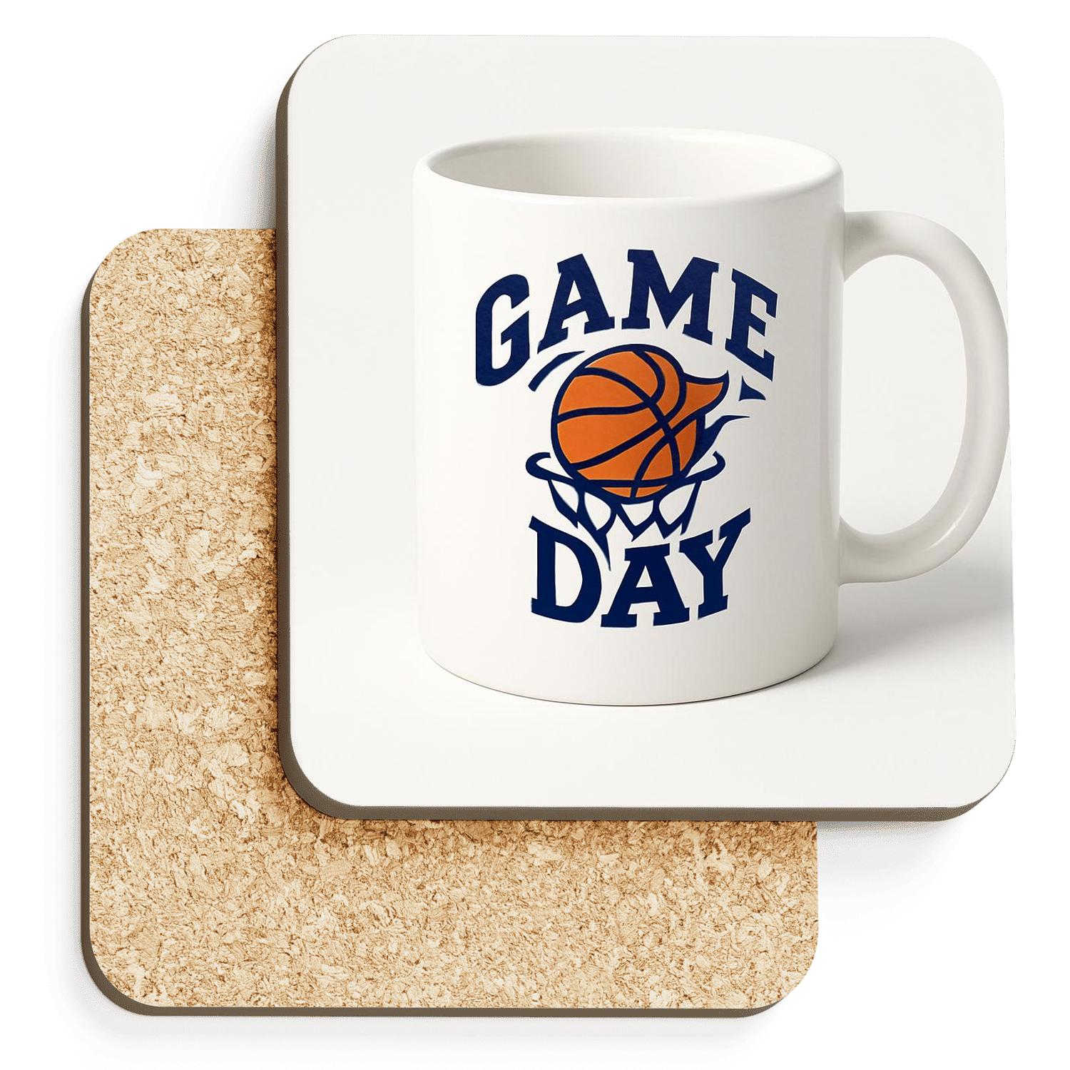 Triple Arc Basketball Game Day Spirit Mug stone coaster collections