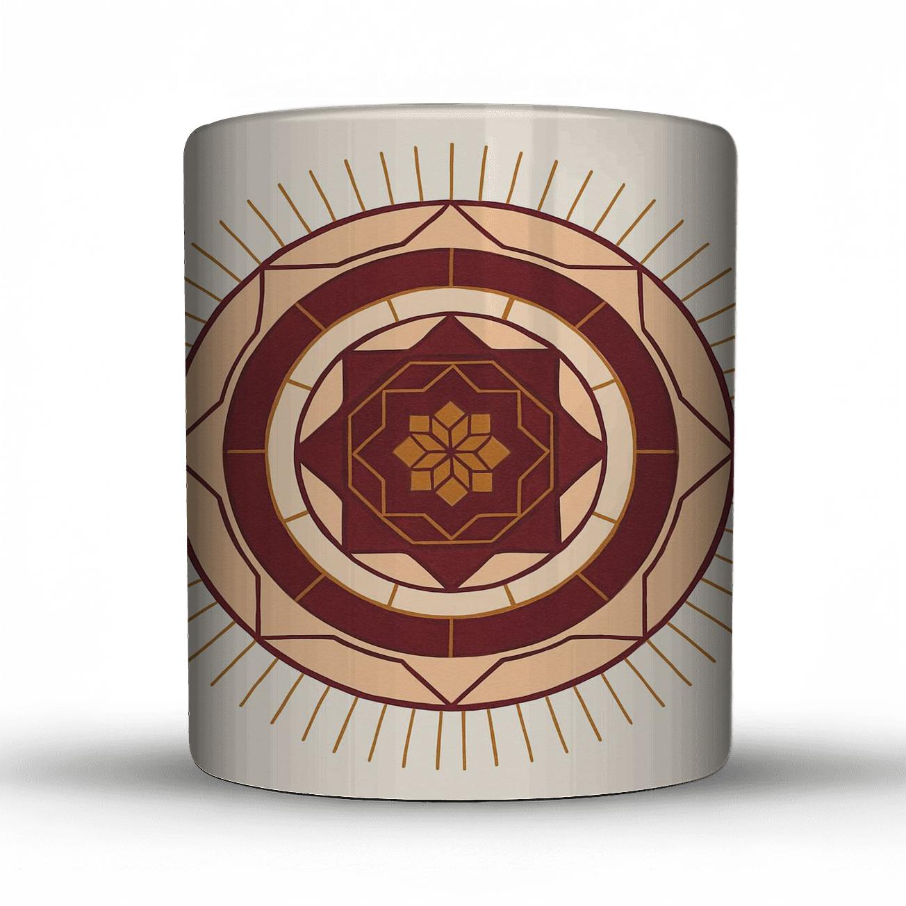 Desert Mandala Constellation decorative mug sets
