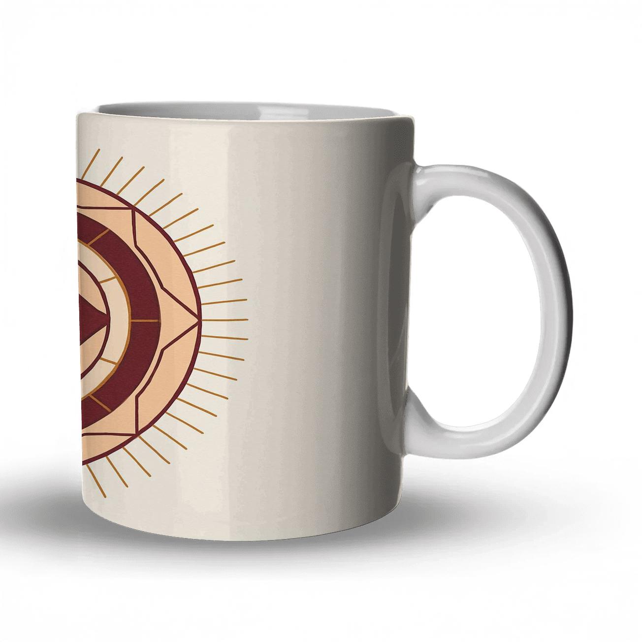 Desert Mandala Constellation decorative mug sets