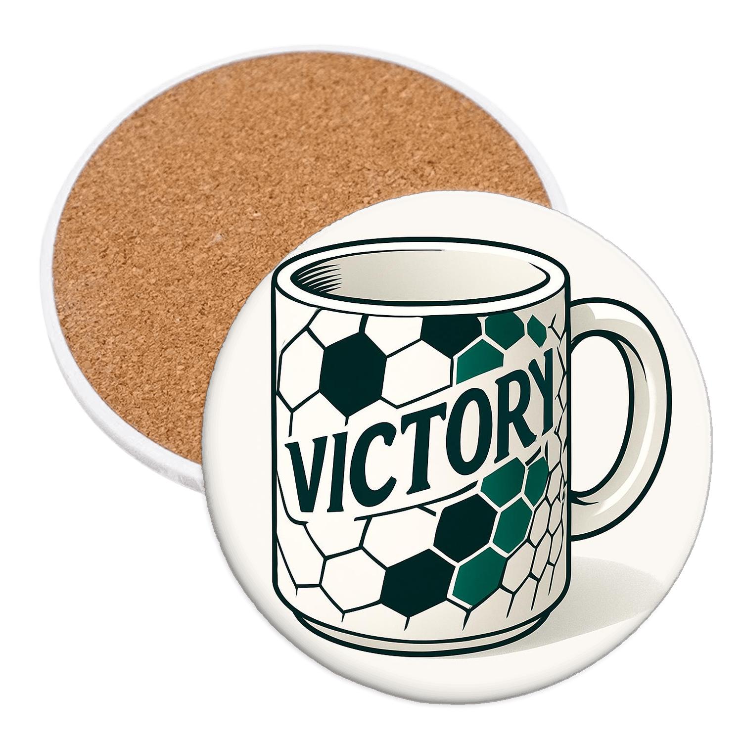 Soccer_Victory_Pentagon_Pattern_Spirit_Mug decorative beverage coasters