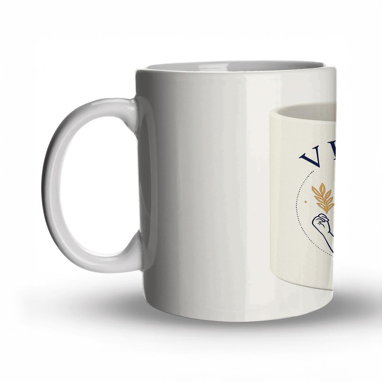 Virgo Art Nouveau Star Map Emblem insulated thermal mugs