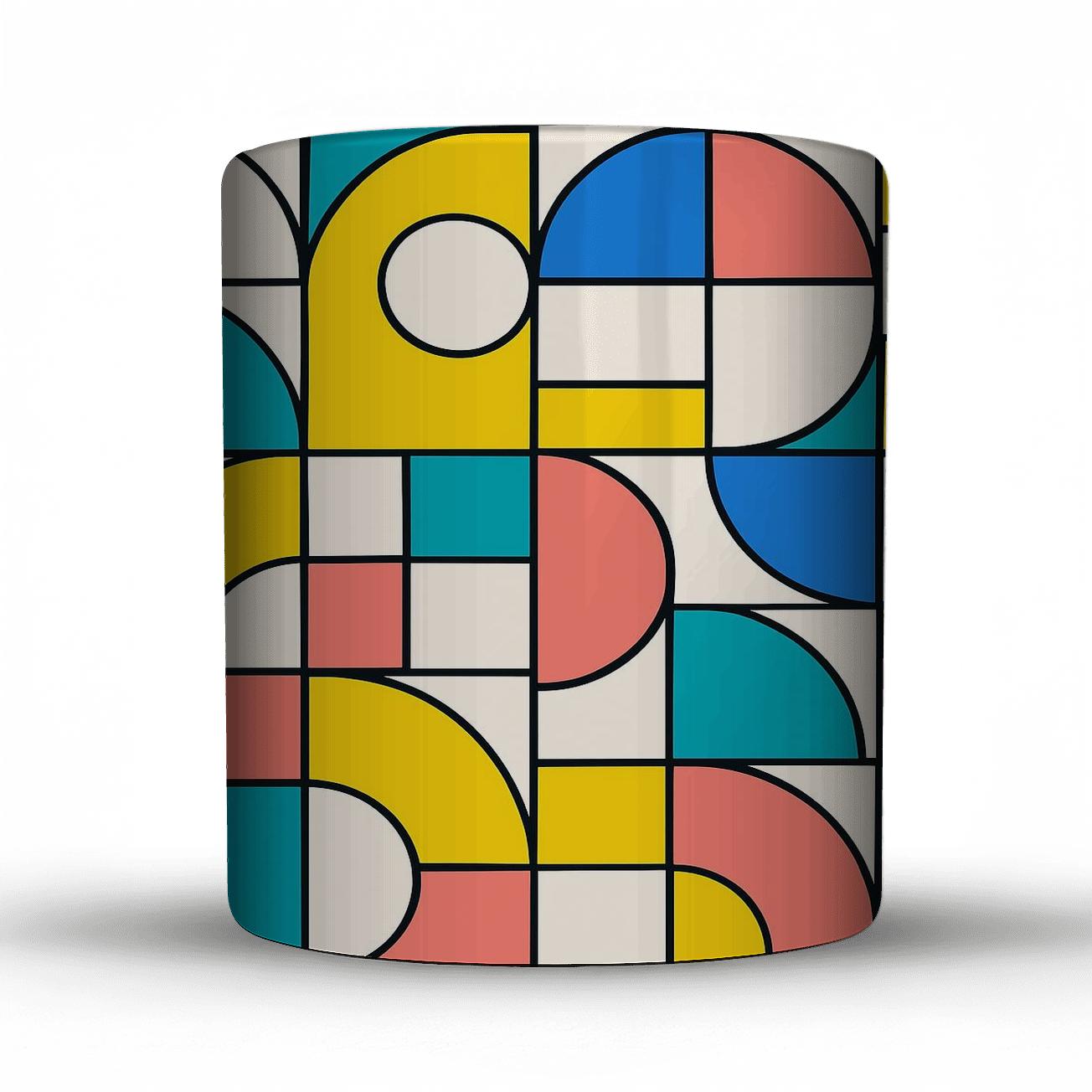 Neo Memphis Bauhaus Metroline Bloom insulated thermal mugs