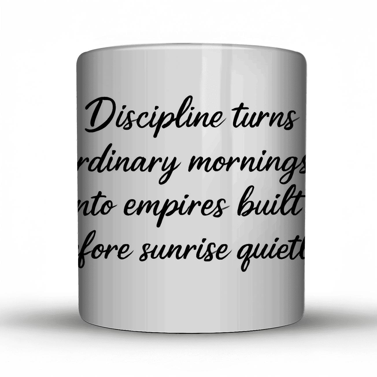 Before Sunrise Discipline premium drinkware mugs