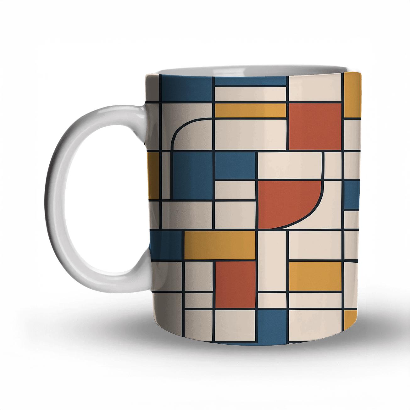 Bauhaus Harmonic Interlock Grid gift mugs for occasions
