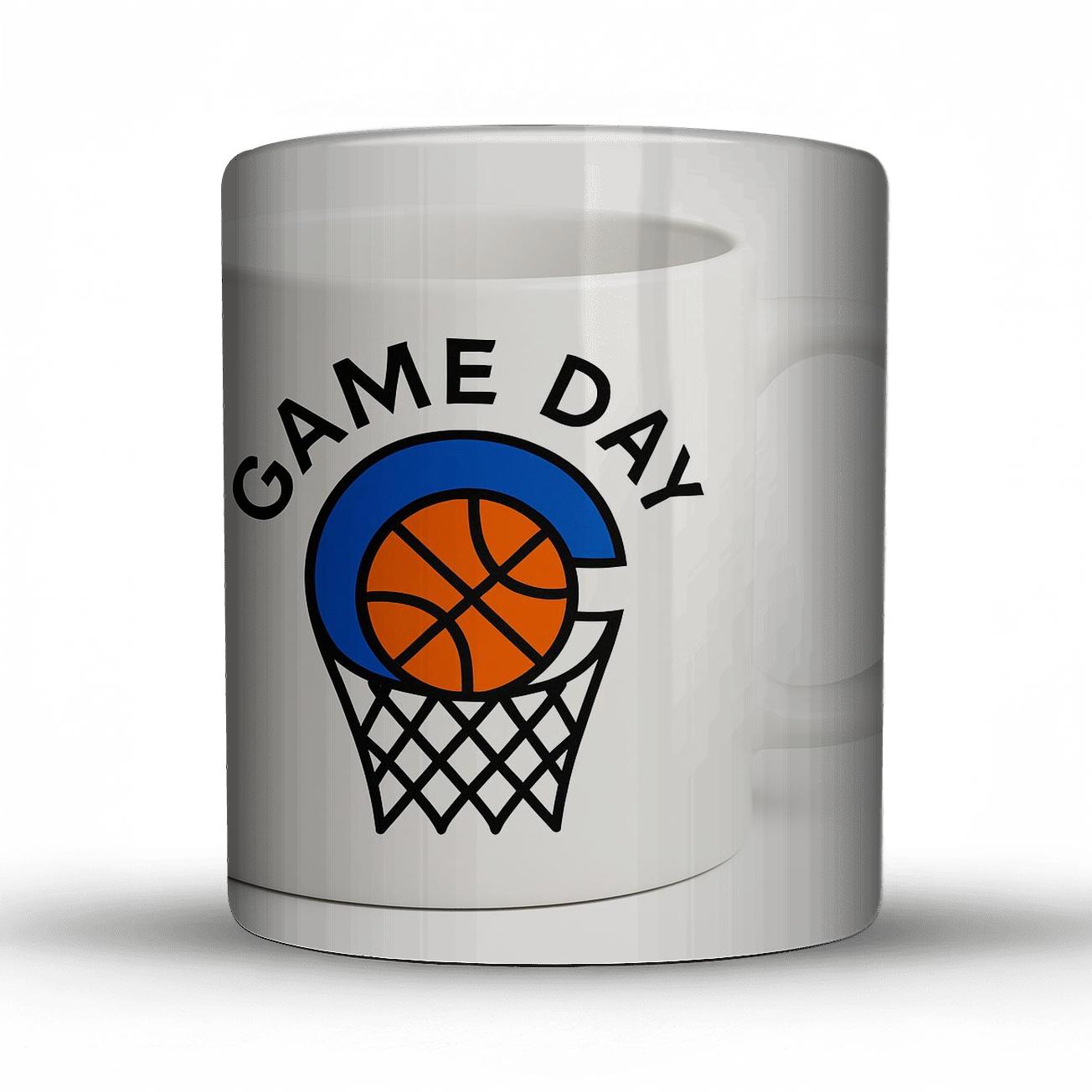 Courtside Bauhaus Game Day Spiral personalized mugs
