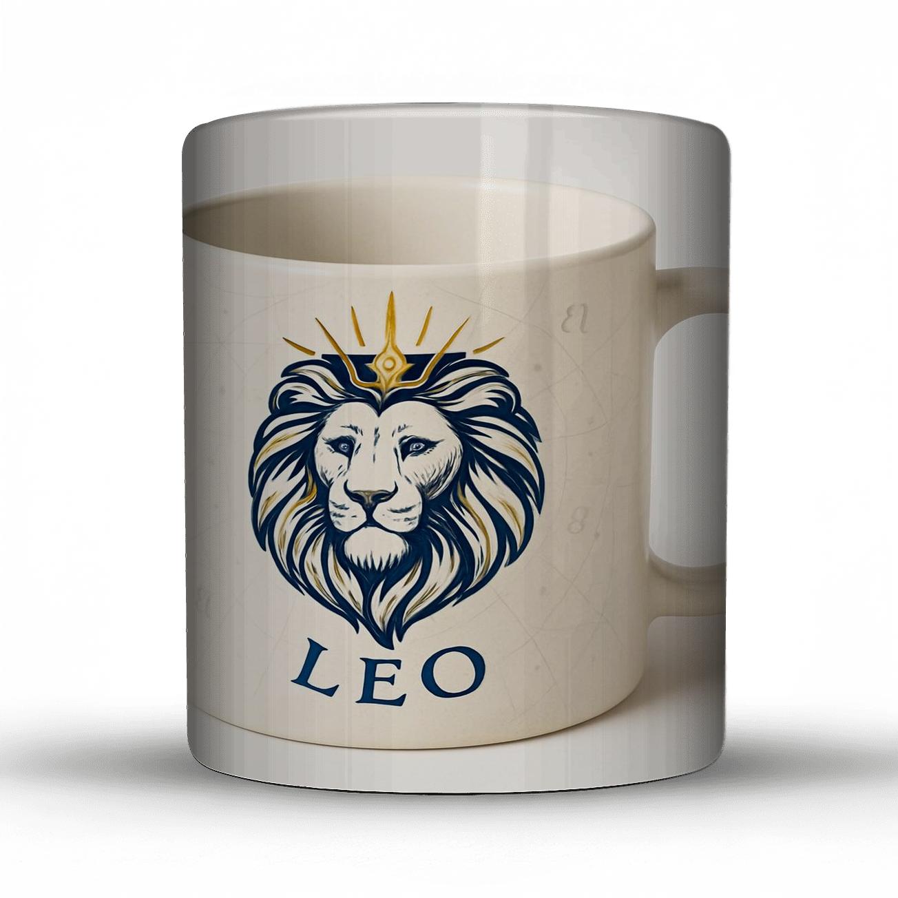 Leo Solar Lion Constellation Emblem Mug gift mugs for occasions