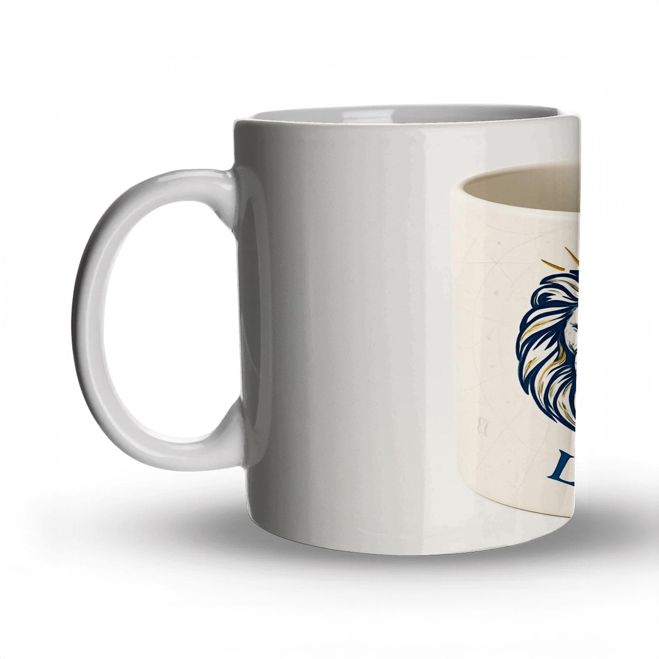 Leo Solar Lion Constellation Emblem Mug gift mugs for occasions
