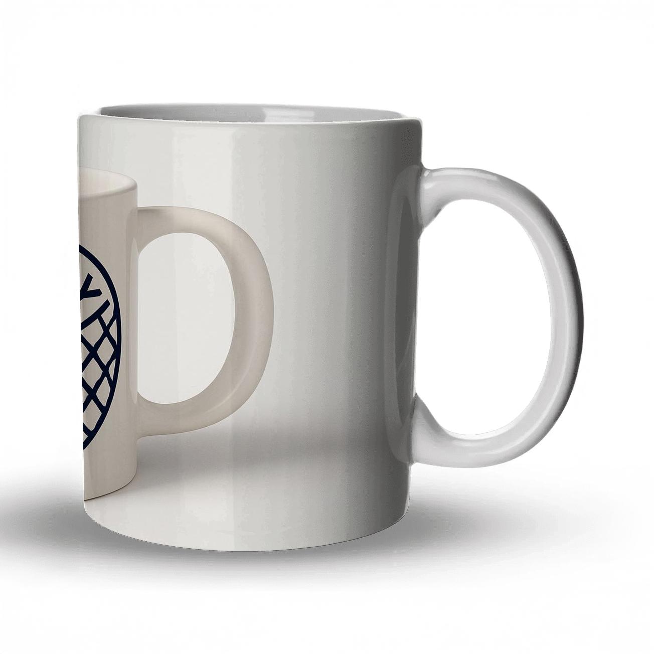 Basketball Net Geometry Game Day Mug insulated thermal mugs