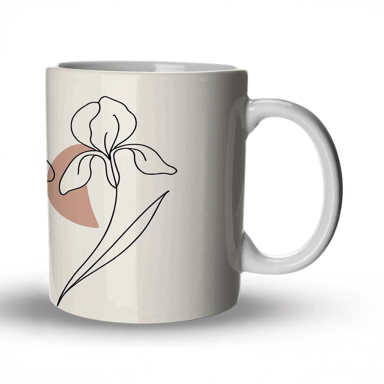 Lunar Iris Drift custom printed mugs