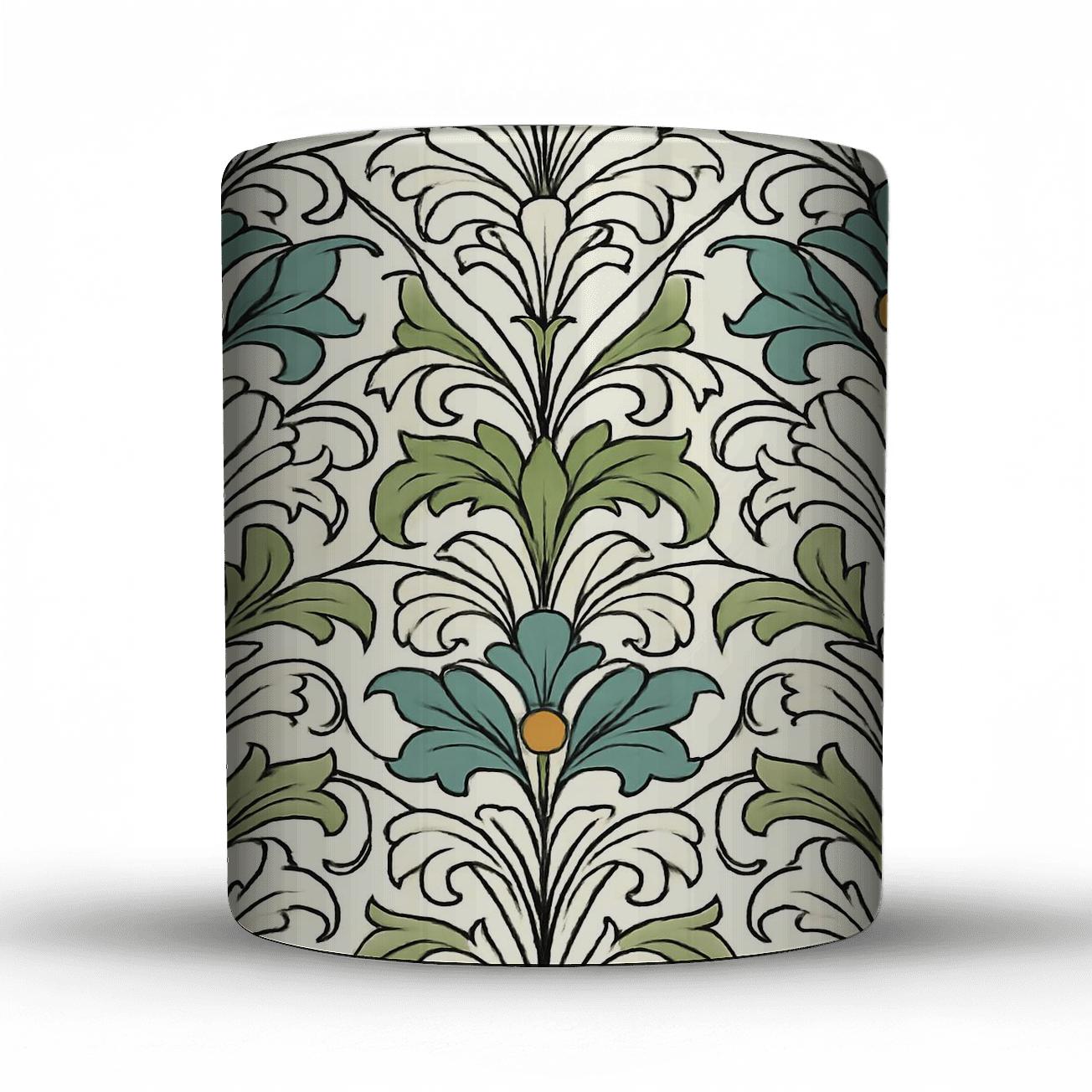 Vienna Secession Whiplash Botanica Repeat novelty coffee mugs