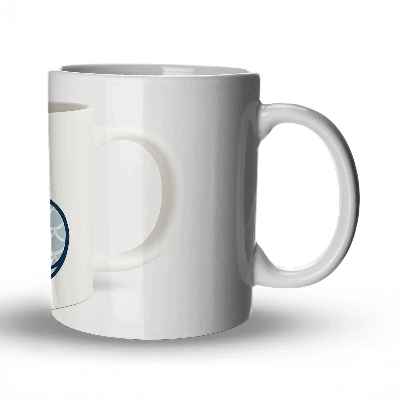 Arctic Fox Nordic Op Art Wrap travel mugs with handles