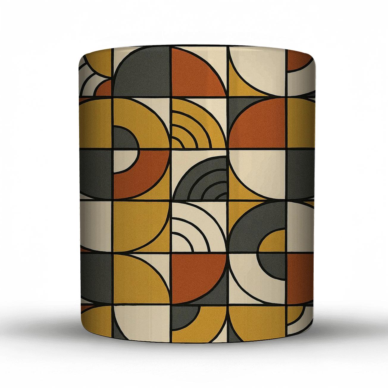 Bauhaus Weimar Ornament Grid Interlock gift mugs for occasions