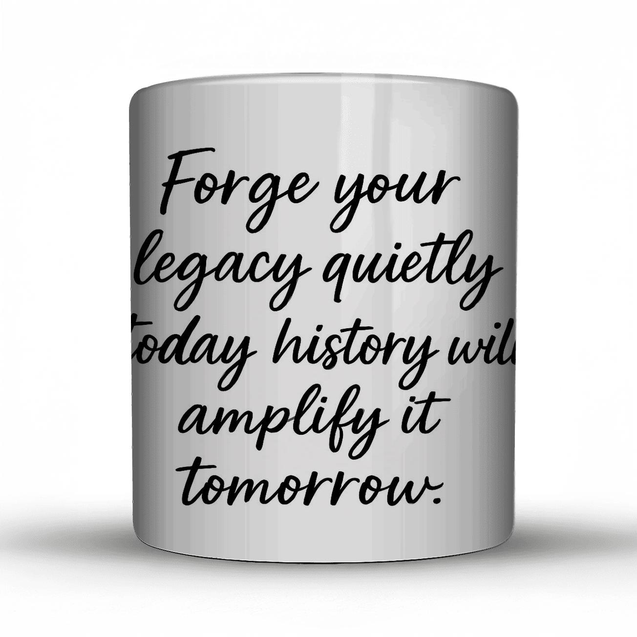 Quiet Legacy Quote Print premium drinkware mugs