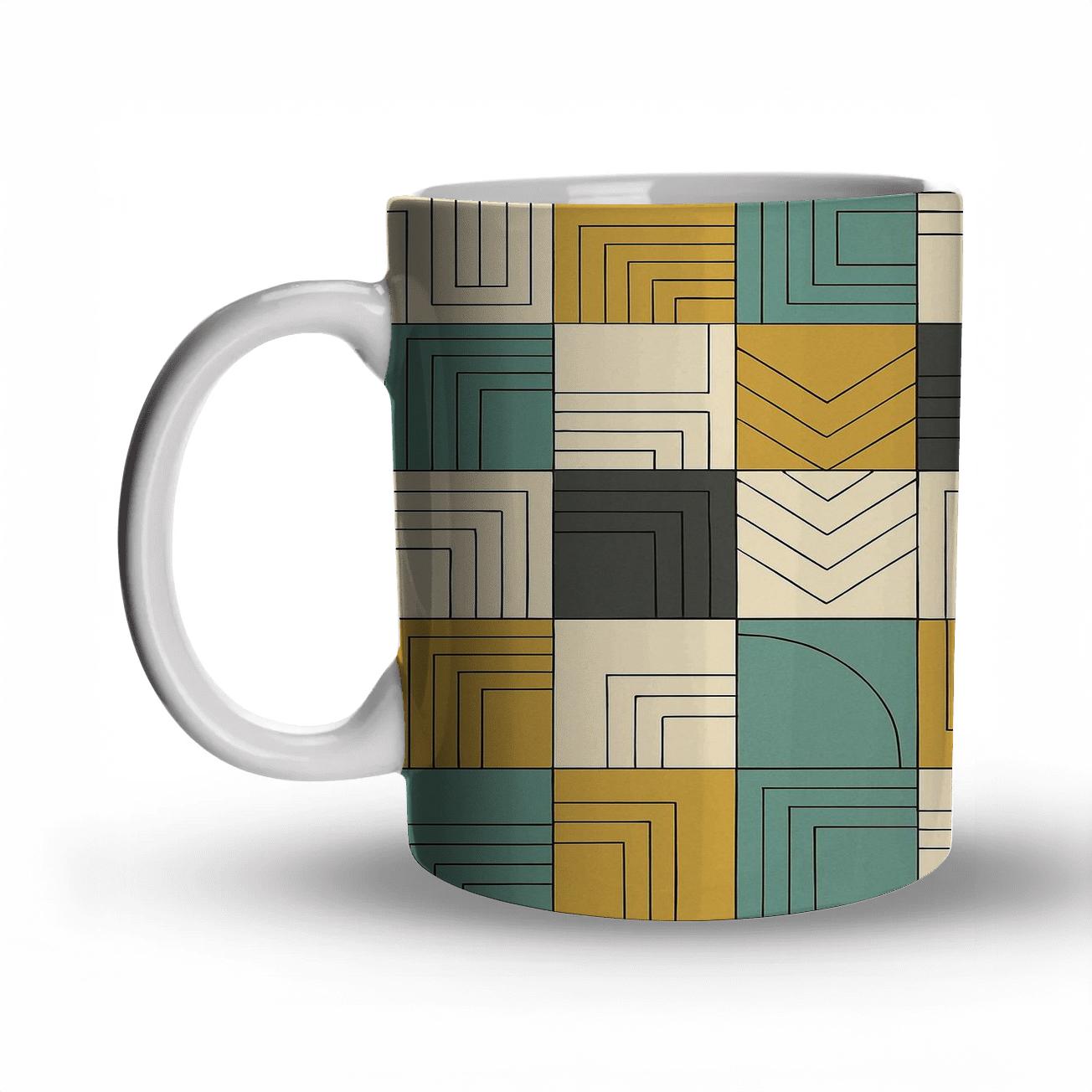 Bauhaus Weaving Grid Sonata decorative mug sets