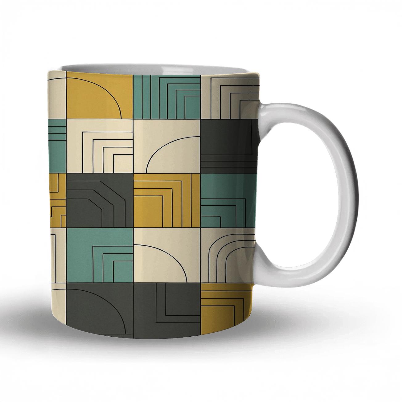 Bauhaus Weaving Grid Sonata decorative mug sets