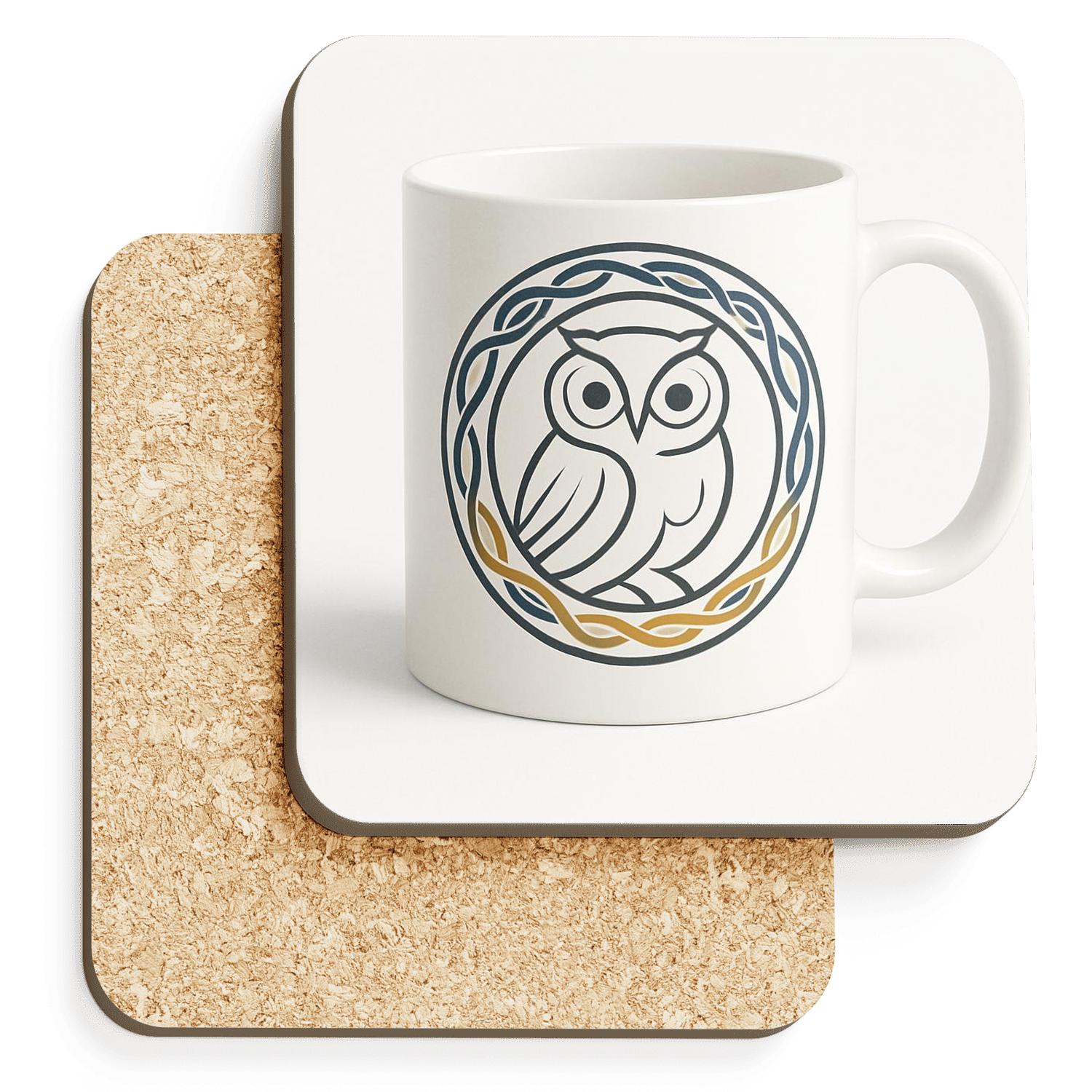 Ainu Owl Night Weave stone coaster collections