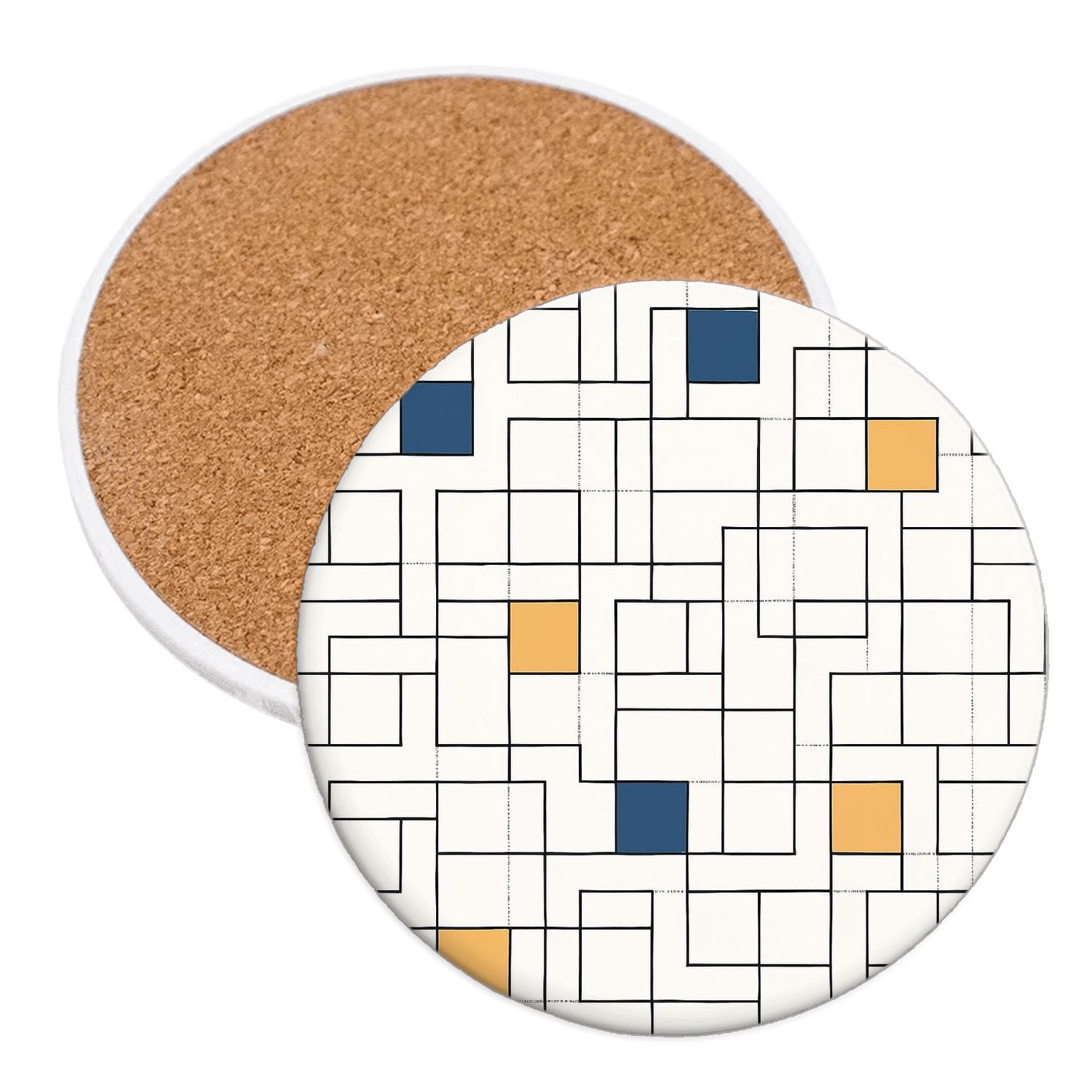 Ulmer System Grid Constellation stone coaster collections