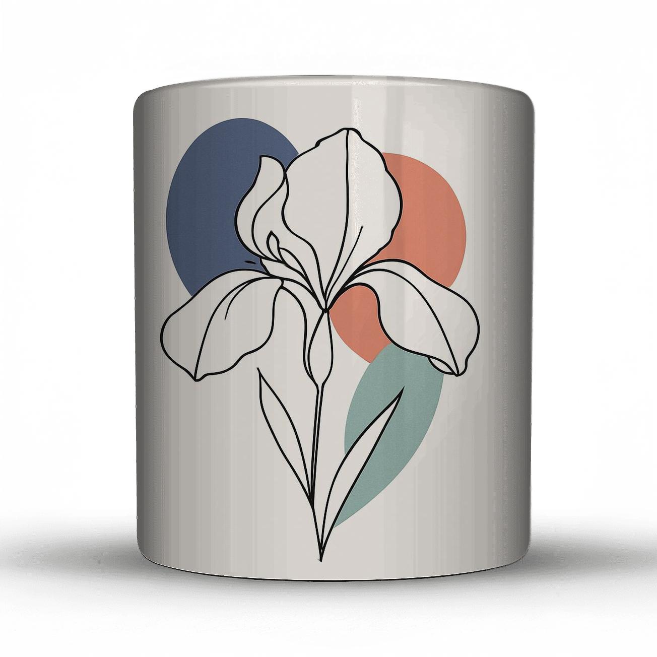 Chromatic Iris Contour Drift ceramic coffee mugs