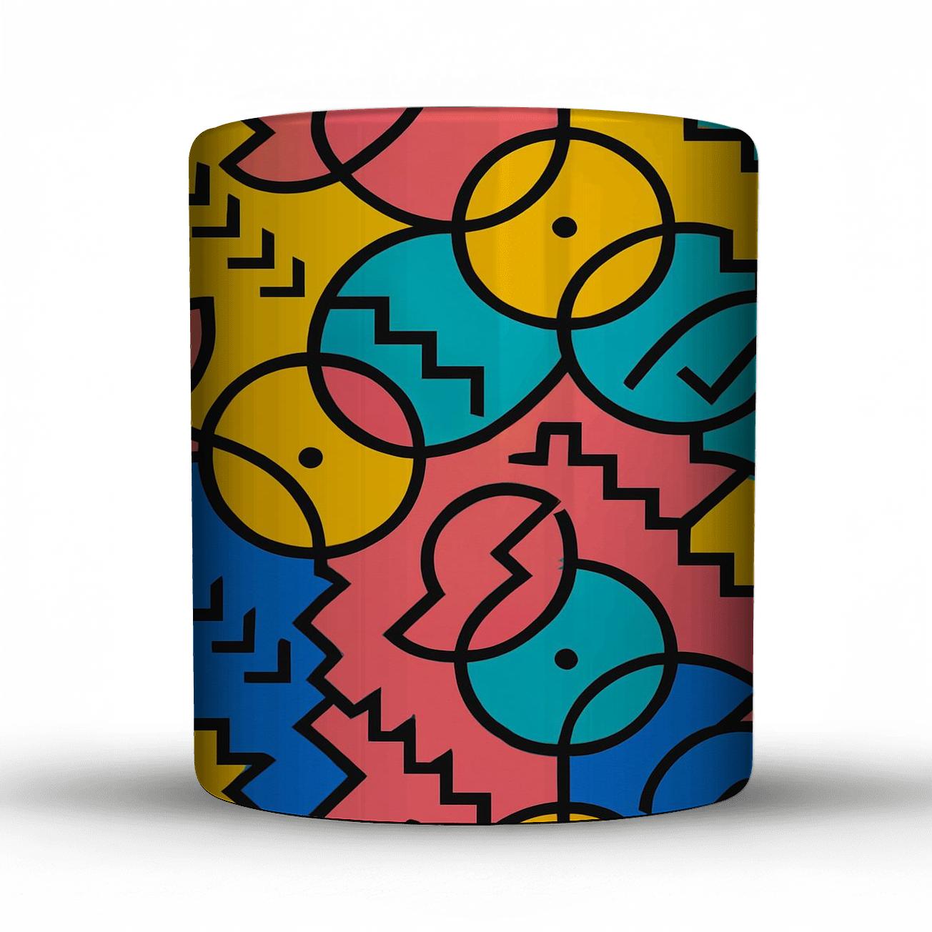 Memphis Milano Orbit Lattice insulated thermal mugs