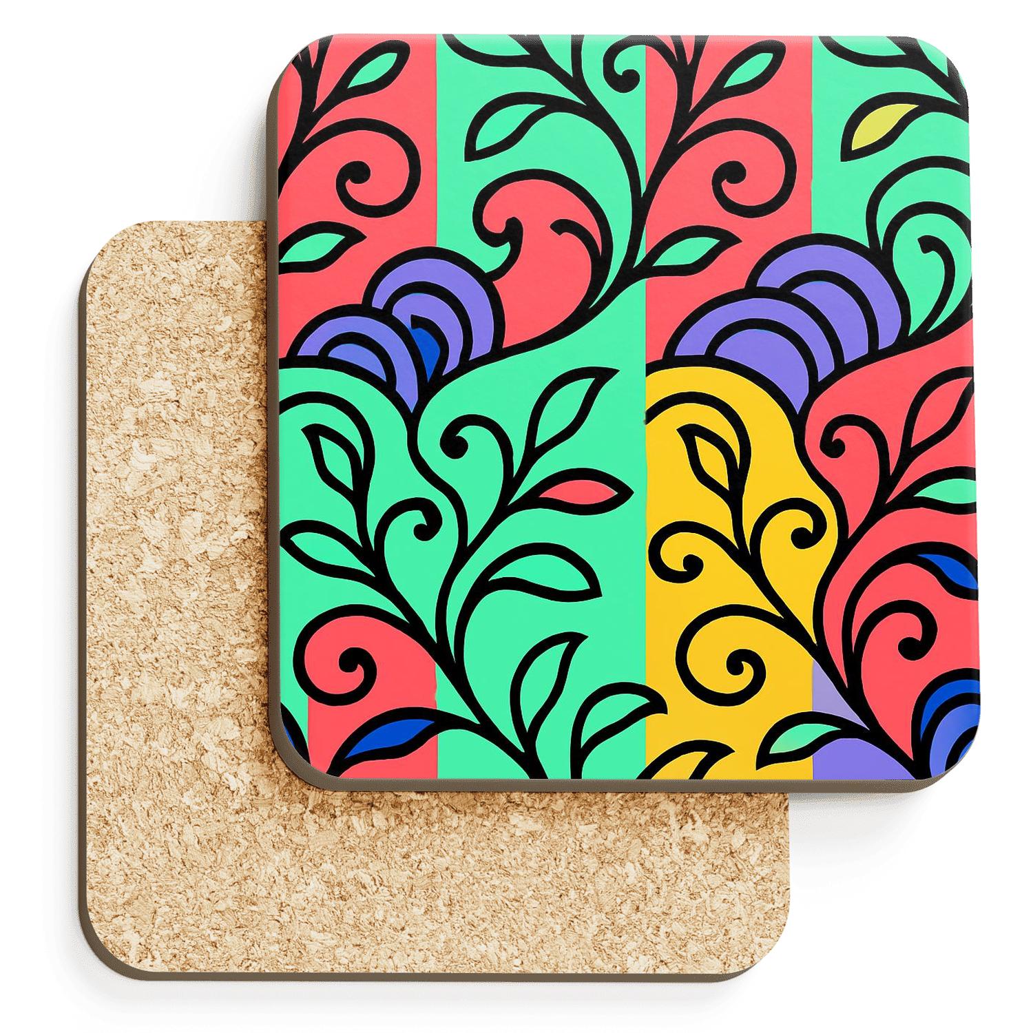 Rinpa Aurora Arabesque Minimal stone coaster collections