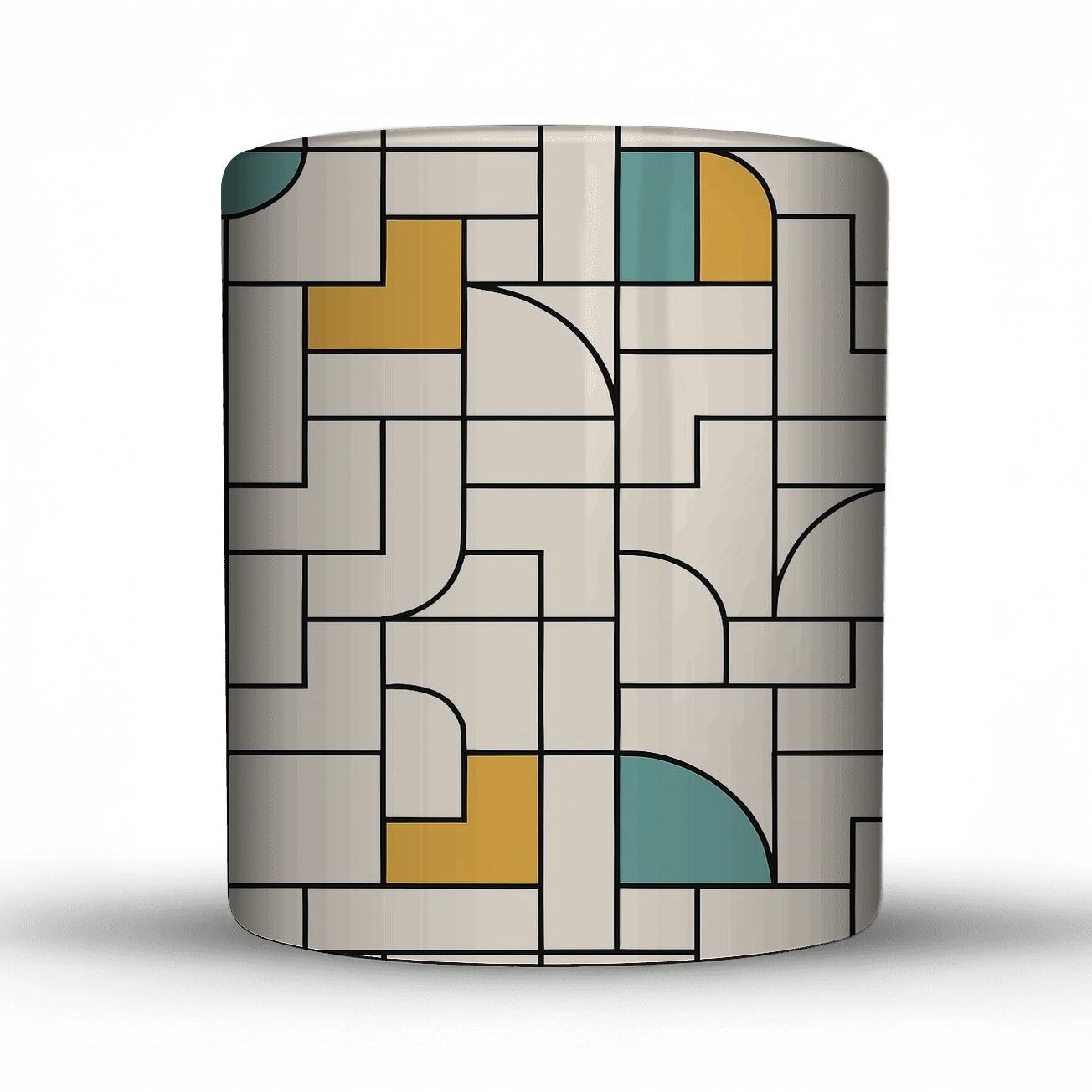 Bauhaus Weimar Modular Weave Study custom printed mugs