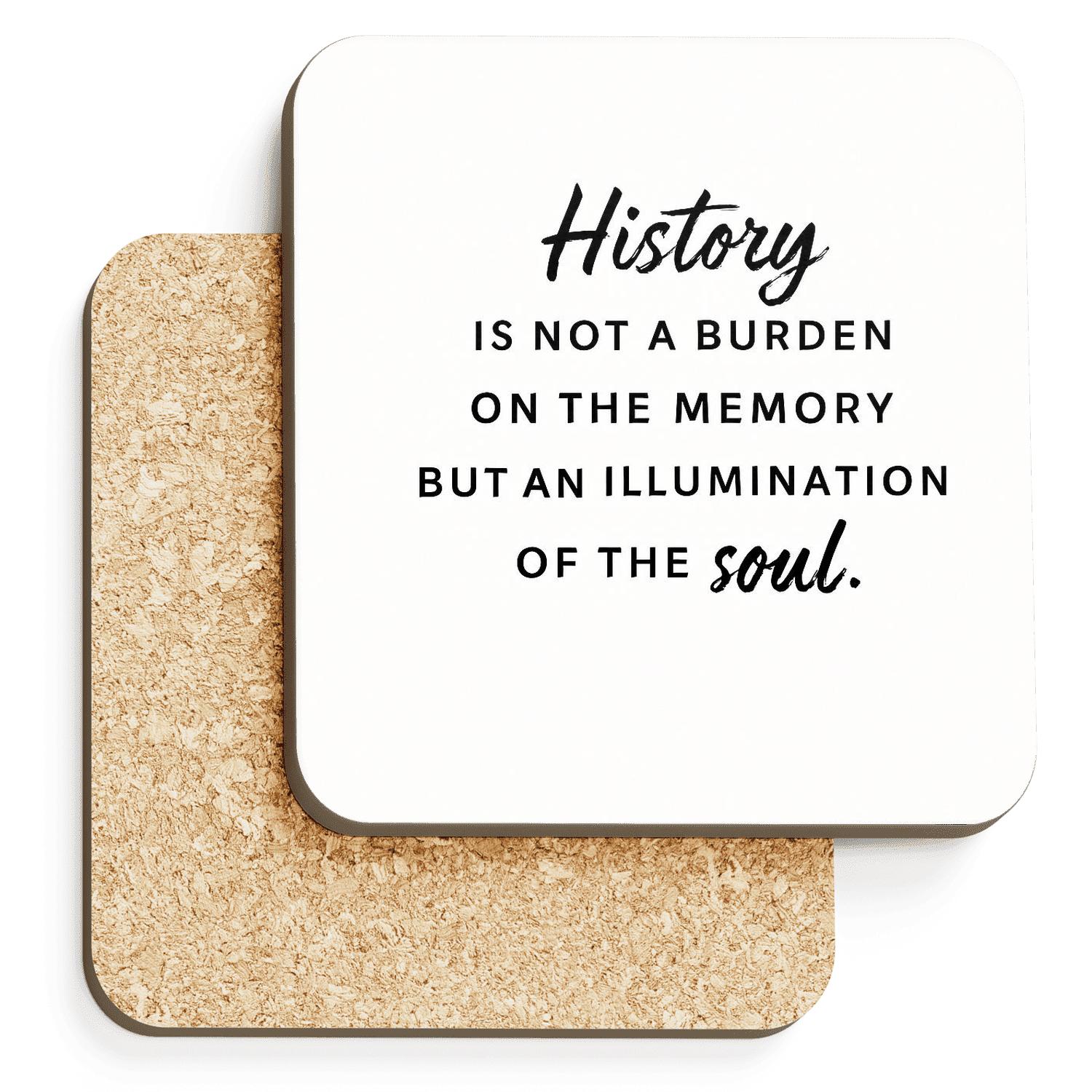 History Rewards The Steady personalized drink coasters