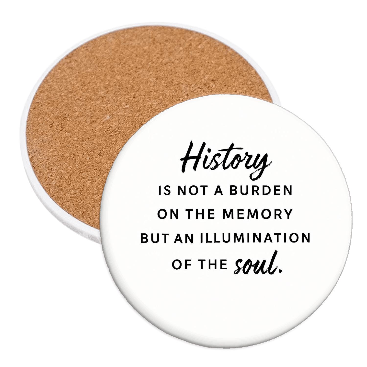 History Rewards The Steady personalized drink coasters