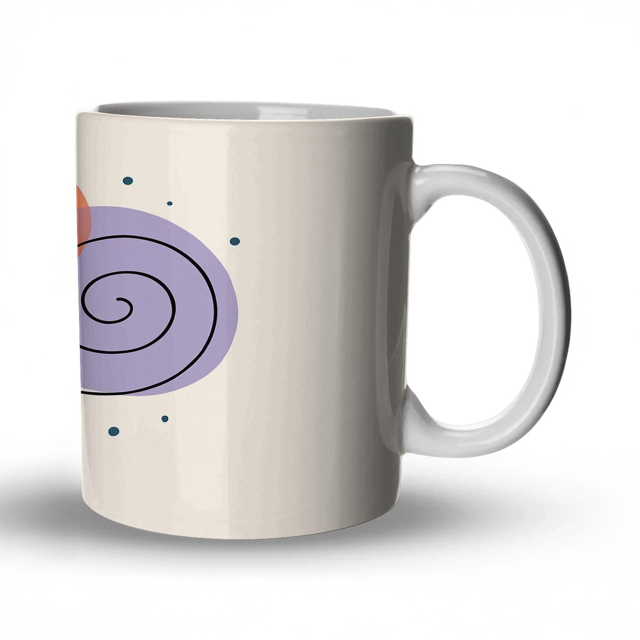 Orbiting Wildflower Constellation insulated thermal mugs