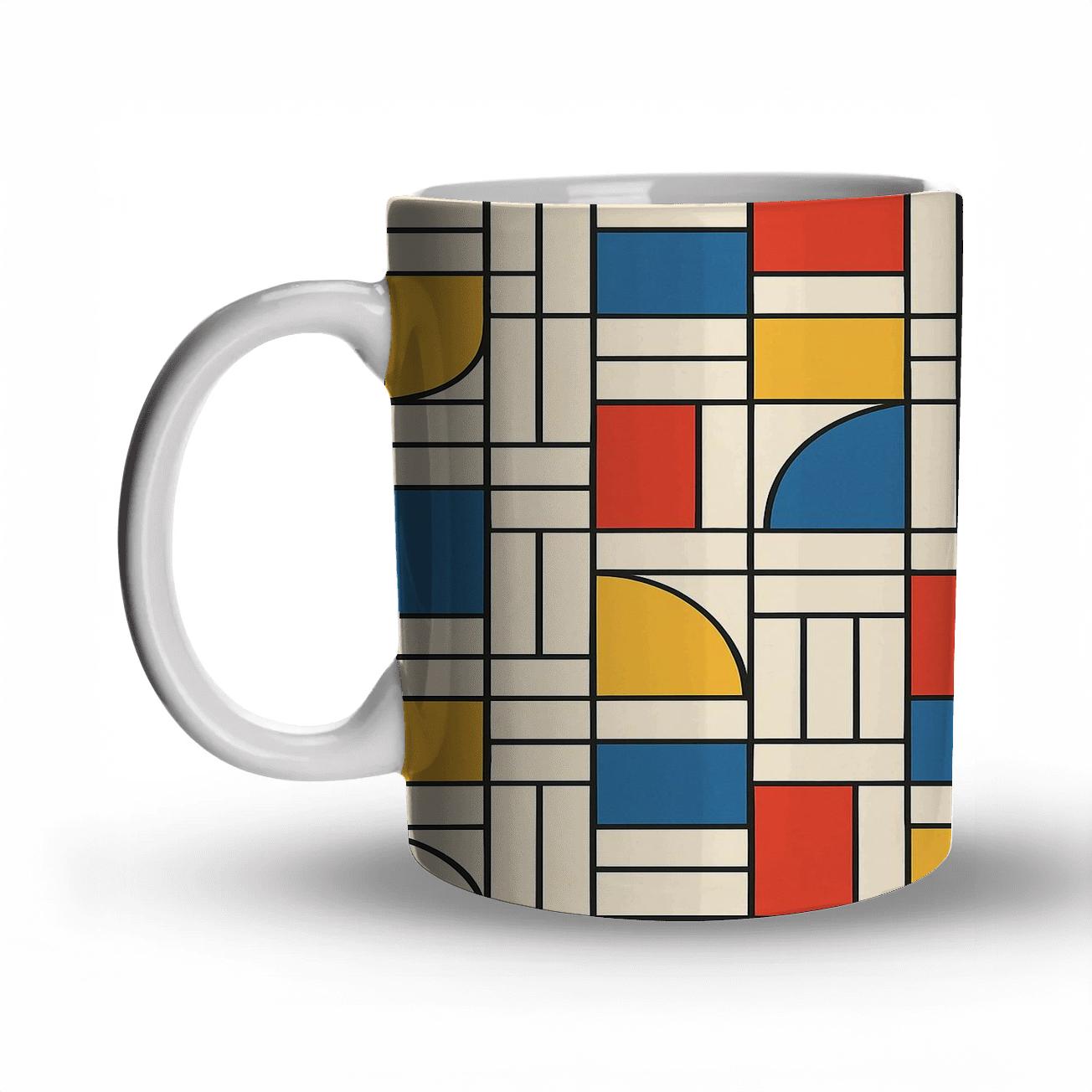 Bauhaus Weave Orbit Grid gift mugs for occasions