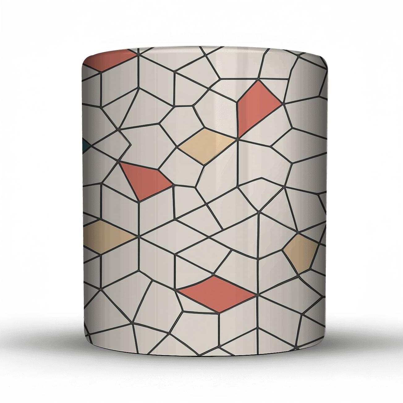 Girih Minimal Star Tessellation Flow premium drinkware mugs