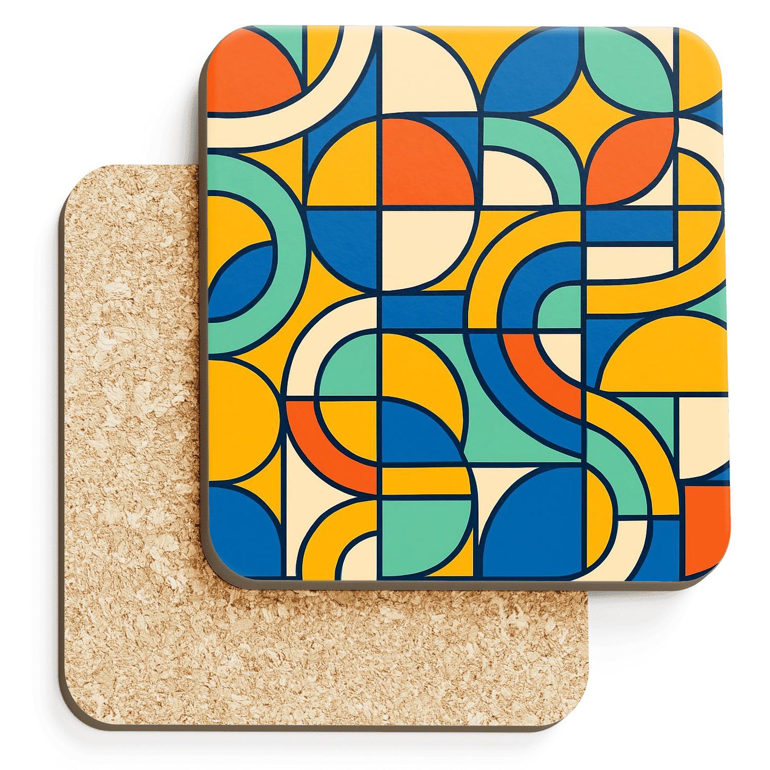 Bauhaus Constellation Weave Ornament decorative beverage coasters
