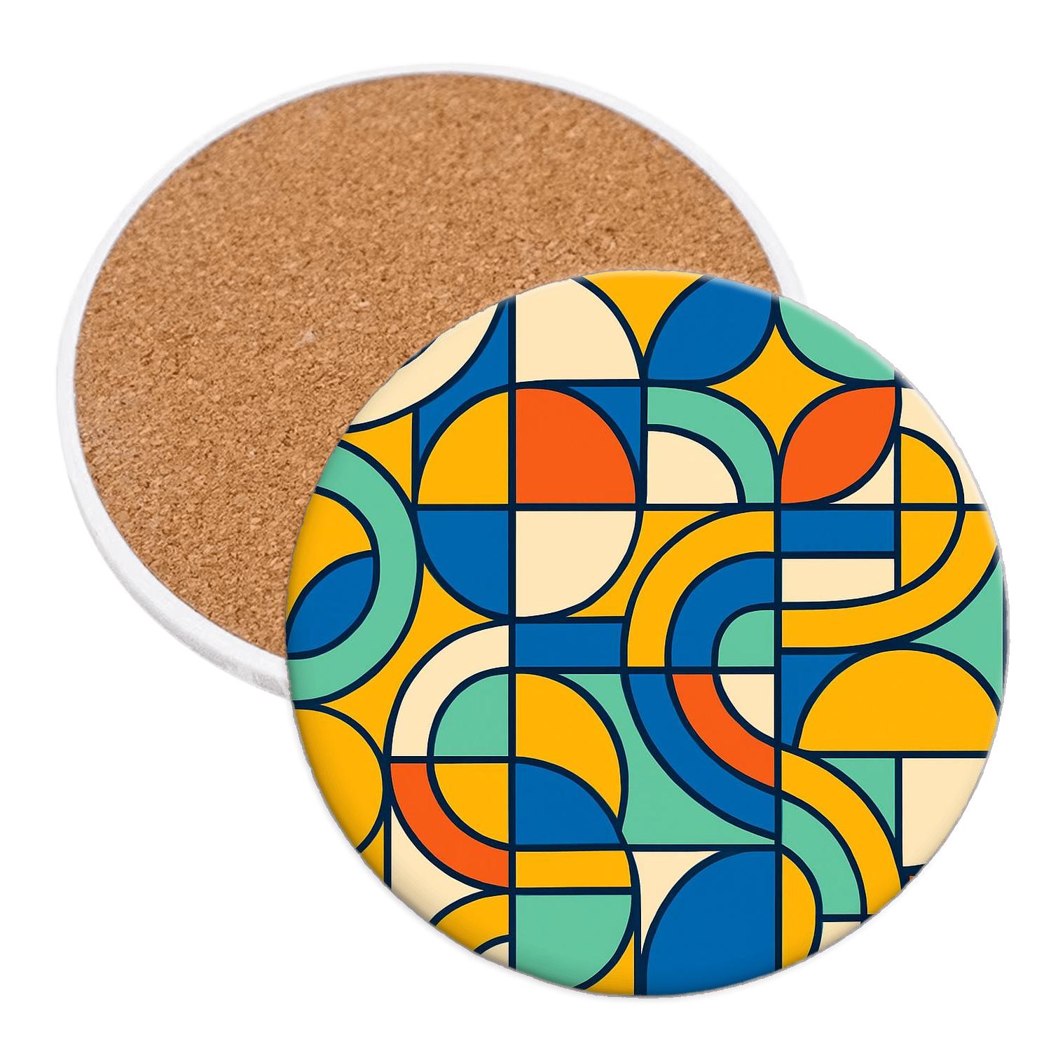 Bauhaus Constellation Weave Ornament coasters for home decor