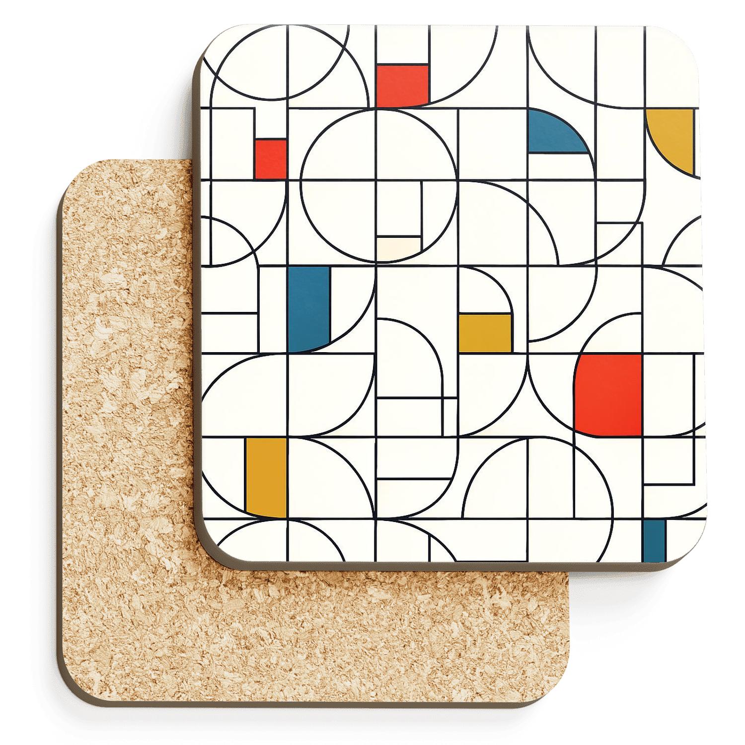 Bauhaus Weimar Modular Line Weave coasters for home decor