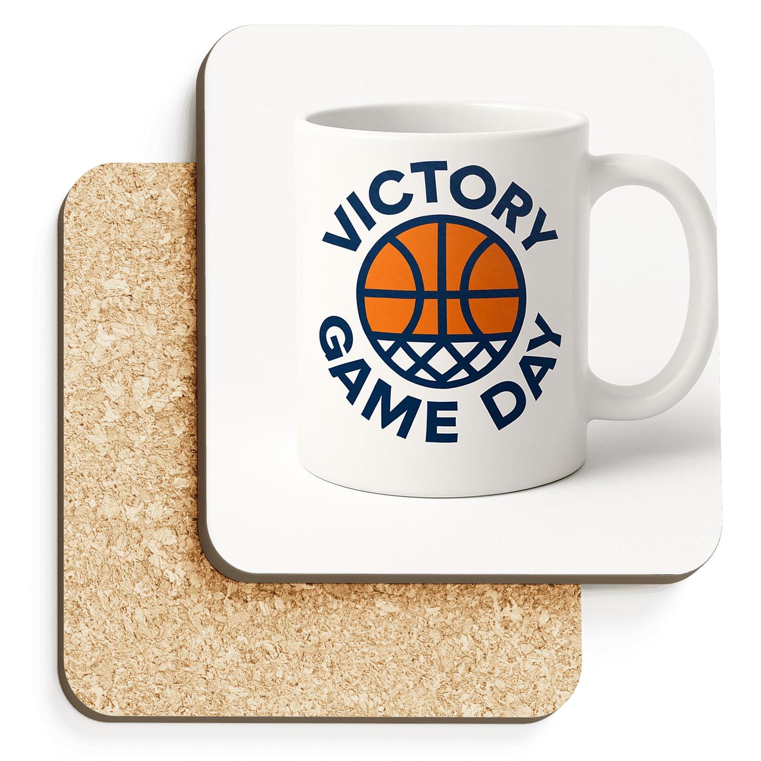Bauhaus Basketball Net Victory Mug Line Art decorative beverage coasters