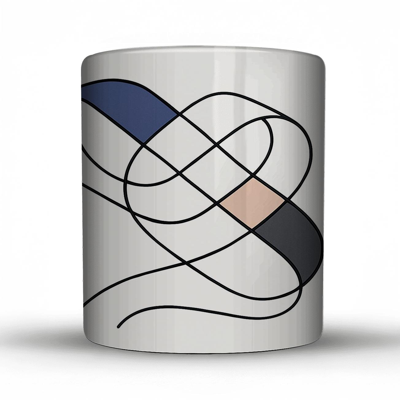 Gravity Fold Geometric Flow personalized mugs