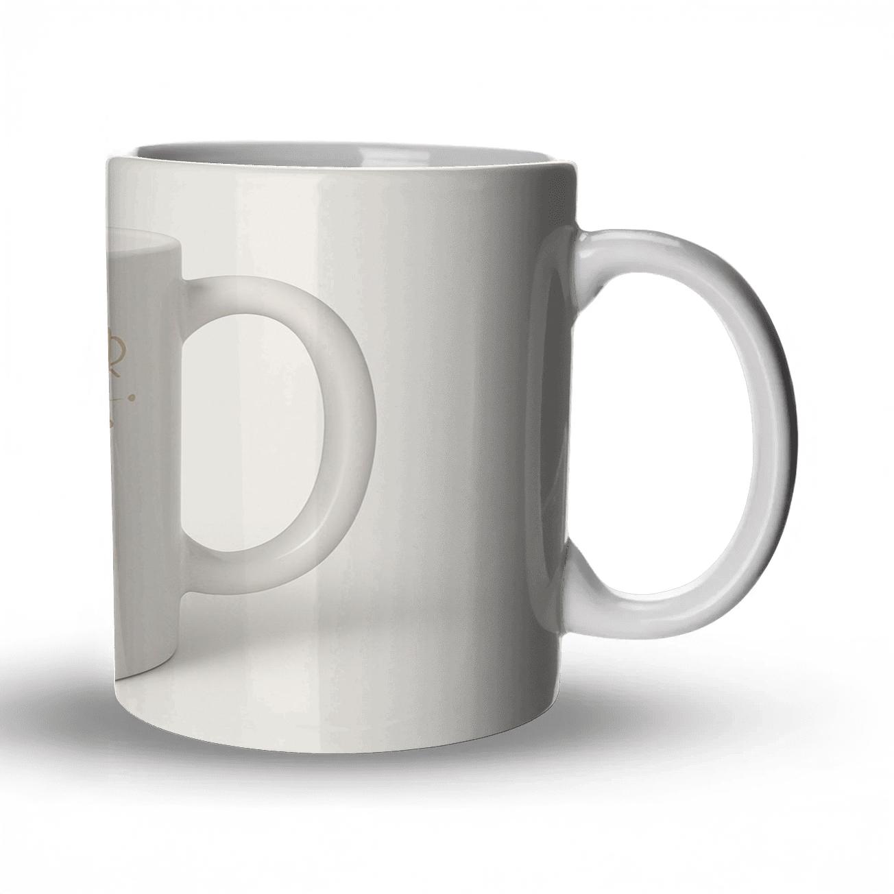 Virgo Gold Foil Maiden With Art Nouveau Constellation Filigree novelty coffee mugs