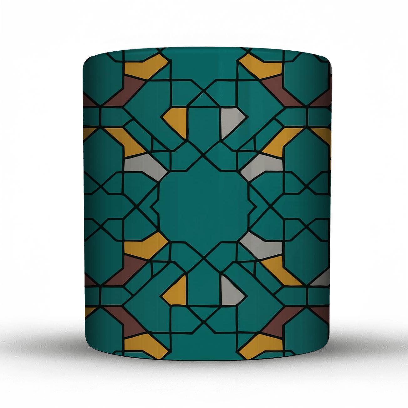 Girih Star Polygon Whisper novelty coffee mugs