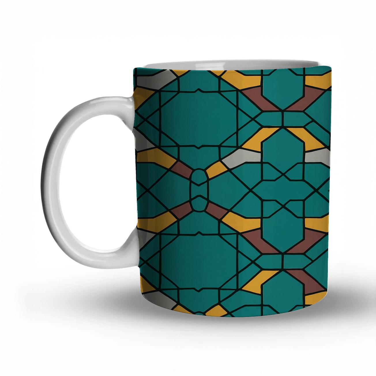 Girih Star Polygon Whisper novelty coffee mugs