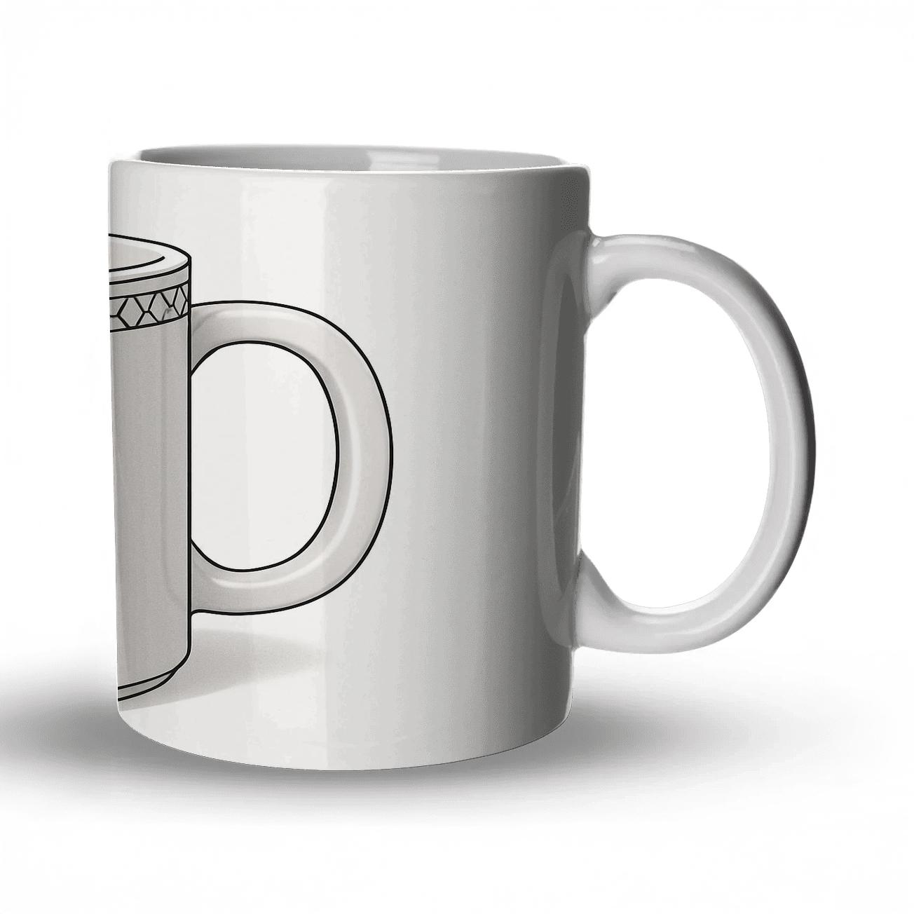 Rally Roar Victory Soccer Crest Line Art Mug premium drinkware mugs