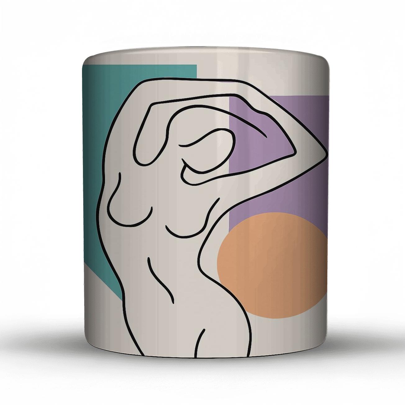 Tidal Geometry Figure novelty coffee mugs